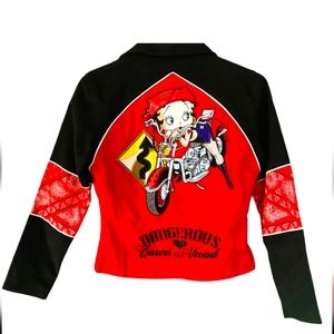 Vintage Betty boop biker jacket